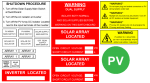 SOLAR DC LABEL KITS ACT Label Kits