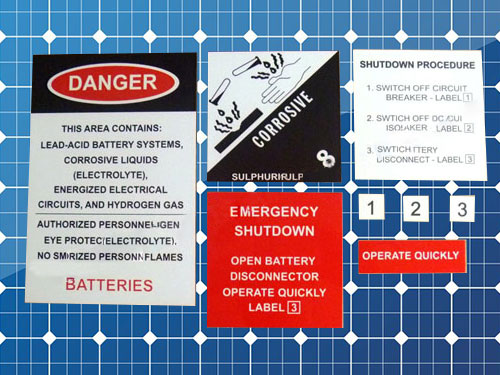 as4777 solar label off grid kit