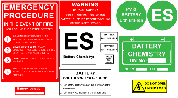 Solar-label-Manufacturer-Battery-Label-Kits