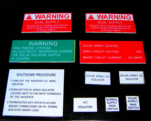 Solar-Label-Kit-For-Solar-Installations