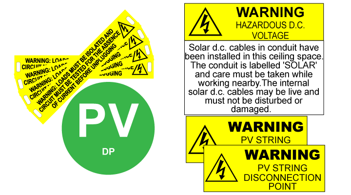 Buy Wholesale China Pv Warning Labels Pv Safety Labels Warning