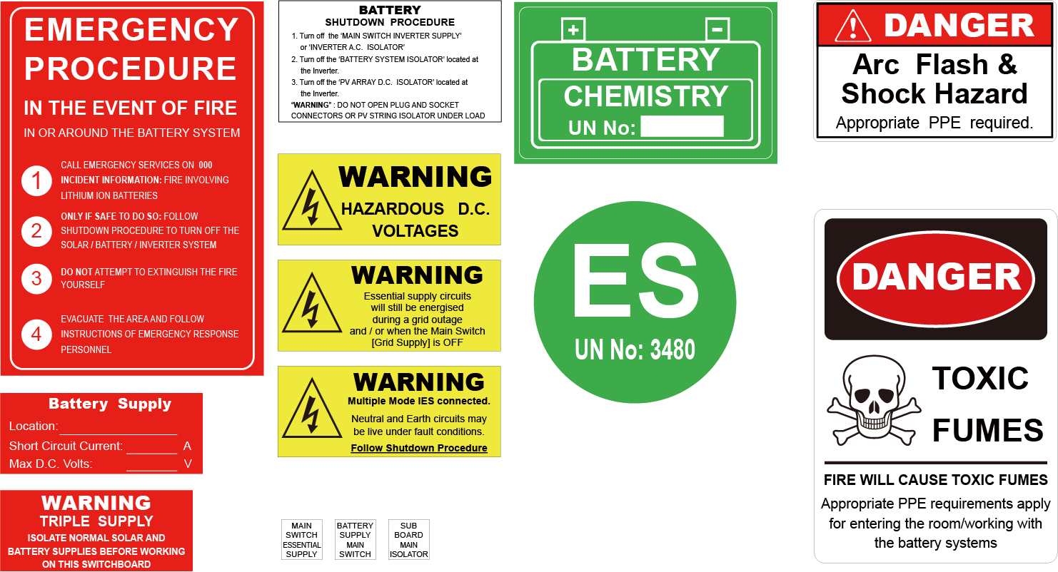 Battery Label Kits – Koalabel