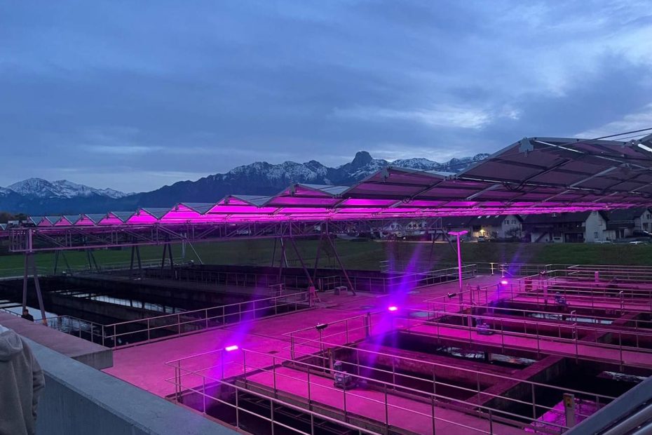World’s largest folding solar roof inaugurated over wastewater treatment plant in Switzerland