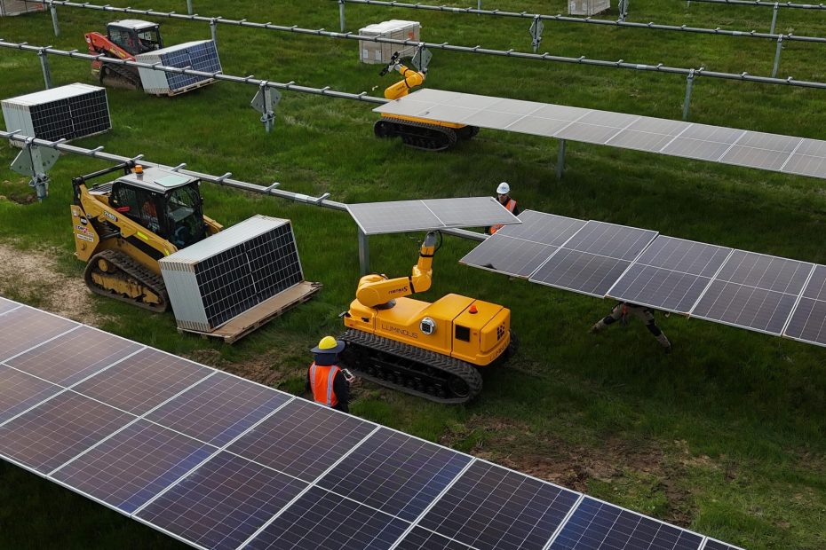 Victoria’s biggest solar project, partially built by robots, injects first power into the grid