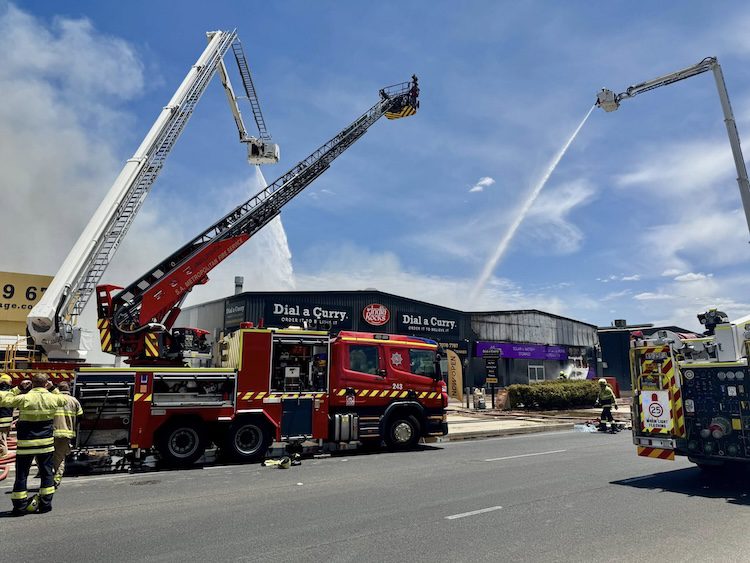 Fire in solar panel and home battery warehouse in Adelaide under investigation