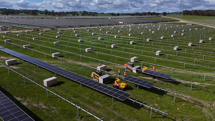 State’s biggest solar project, partially built by robots, is fully commissioned
