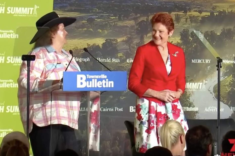 “Great green incinerator:” Hanson channels Rinehart attacks on wind and solar, but it’s not all it seems
